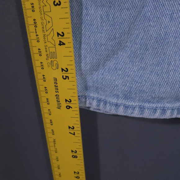 PACSUN Busted Blue Paperbag Waist Mom Jean Highrise‎ Tapered Leg Relaxed Size XS - Picture 5 of 9